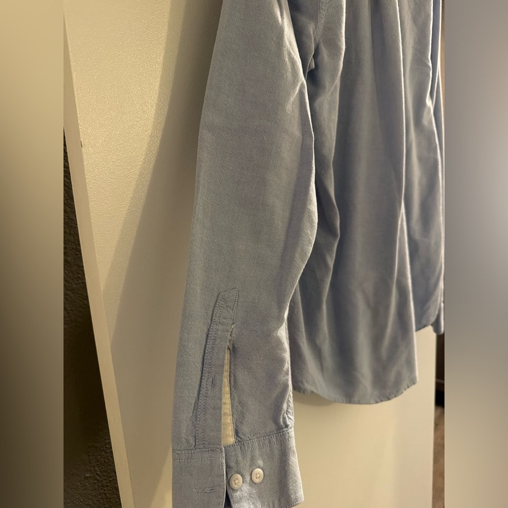 1901 Light Blue Casual Button Down Shirt - Picture 5 of 10